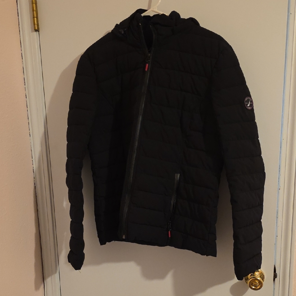Nautica Women's Black Puffer Jacket XL